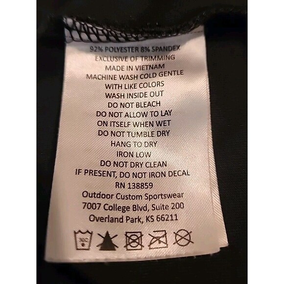 Columbia Mens XL/TG Short Sleeve Golf Shirt Black - Picture 9 of 9